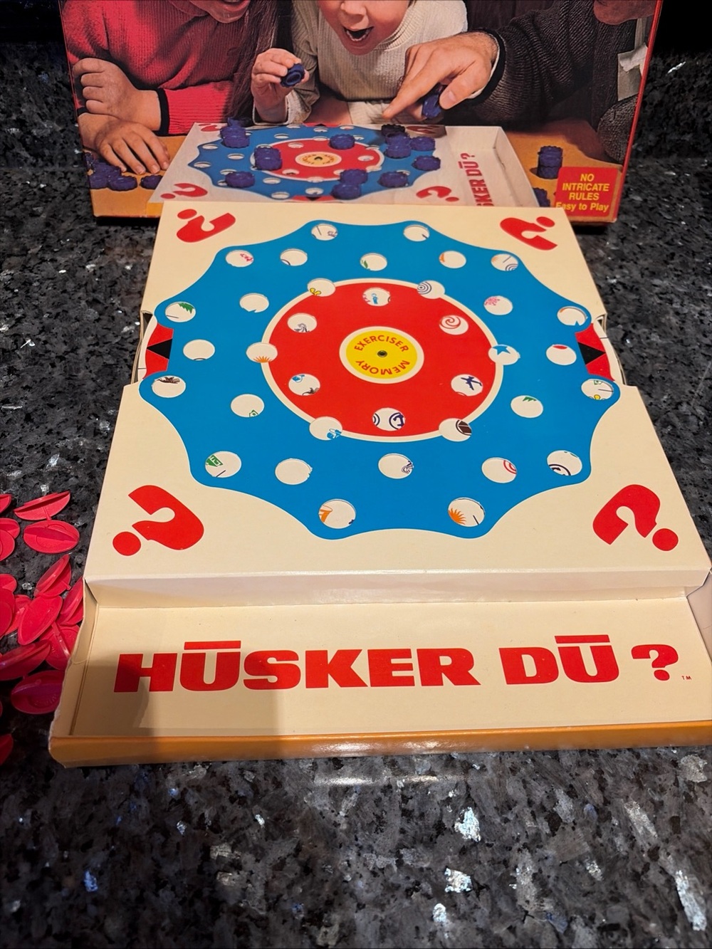 HUSKER DU Memory Game Complete Original Pieces Vtg Skyline Toys - Picture 4 of 15
